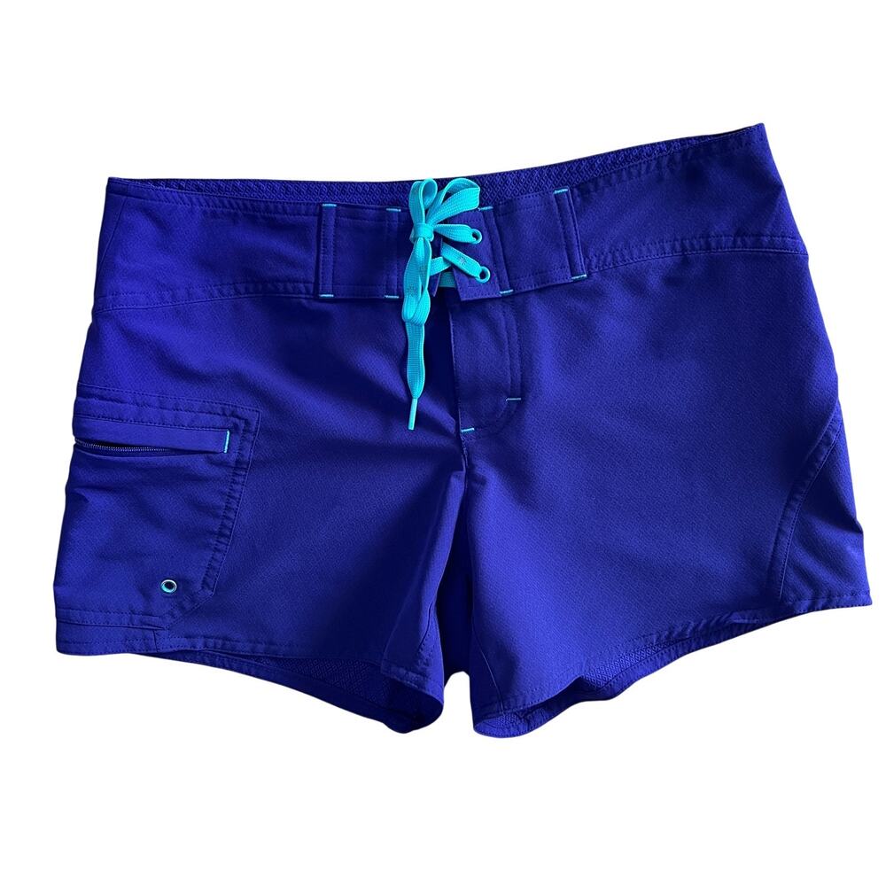 Athleta Board Shorts Women’s Size 4 Purple Swim Surf Active Shorts